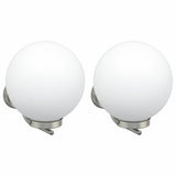 Lampade da Parete Esterne 2 pcs Argento 29 x 25 x 33 cm