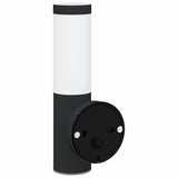 Lampada da Parete Esterna 2 pcs Nero 15 x 7,5 x 33 cm