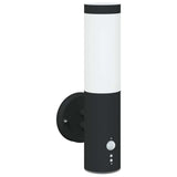 Lampada da Parete Esterna 2 pcs Nero 15 x 7,5 x 33 cm