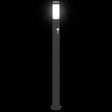 Lampioni a paletto con sensore 3 pz 110 cm Acciaio Inox IP44