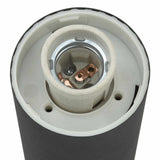 Lampioni a palo con presa elettrica 3 pz 50 cm Acciaio Inox IP44