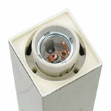 Lampioni a colonnina con presa elettrica 3 pz 110 cm Acciaio Inox IP44