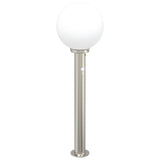 Lampada a paletto con sensore 80 cm Acciaio Inox IP44