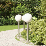 Lampioni a dissuasore con sensore 3 pz 80 cm Acciaio Inox IP44