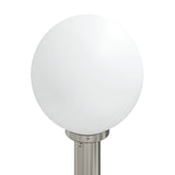 Lampioni a colonnina con presa elettrica 3 pz 120 cm Acciaio Inox IP44