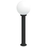 Lampada a paletto 80 cm Nera IP44