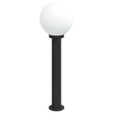 Lampada a paletto 80 cm Nera IP44