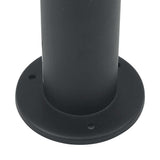 Lampioni a paletto con sensore 3 pz 80 cm neri IP44