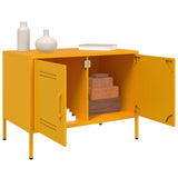 Mobile TV Giallo Senape 68x39x50,5 cm in Acciaio