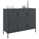 Credenza Antracite 100,5x39x79 cm in Acciaio