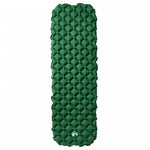 Materasso da Campeggio Gonfiabile 1 Persona Verde 190x58x6 cm