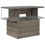 Set Divani da Giardino 8 pz con Cuscini Grigio in Polyrattan