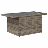 Set Divani da Giardino 6 pz con Cuscini Grigio in Polyrattan