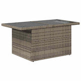 Set Divani da Giardino 8 pz con Cuscini Grigio in Polyrattan