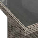 Set Divani da Giardino 8 pz con Cuscini Grigio in Polyrattan