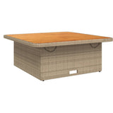 Set Divani da Giardino 6 pz con Cuscini in Polyrattan Beige