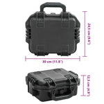 Valigetta da Volo Portatile Nera 30x24,5x12,5 cm in PP