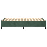 Giroletto senza Materasso Verde Scuro 120x190 cm Velluto