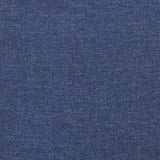 Giroletto a Molle con Materasso Blu 120x190 cm in Tessuto