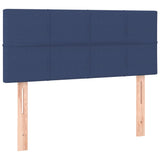 Giroletto a Molle con Materasso Blu 120x190 cm in Tessuto