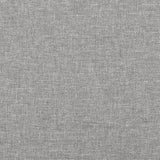 Giroletto a Molle con Materasso Grigio Chiaro 120x190cm Tessuto
