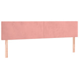 Giroletto a Molle con Materasso Rosa 120x190 cm in Velluto