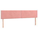 Giroletto a Molle con Materasso Rosa 120x190 cm in Velluto