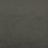 Giroletto a Molle con Materasso Grigio Scuro 120x190 cm Velluto