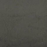 Giroletto a Molle con Materasso Grigio Scuro 120x190 cm Velluto