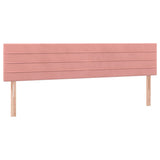 Giroletto a Molle con Materasso Rosa 120x190 cm in Velluto