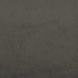 Giroletto a Molle con Materasso Grigio Scuro 120x190 cm Velluto
