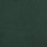 Giroletto a Molle con Materasso Verde Scuro 120x190 cm Velluto