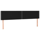 Letto a Molle con Materasso e LED Nero 120x190 cm in Tessuto