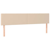 Giroletto Molle Materasso e LED Cappuccino 120x190cm Similpelle
