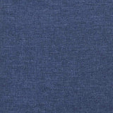 Giroletto a Molle con Materasso Blu 120x190 cm in Tessuto