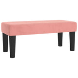 Giroletto a Molle con Materasso Rosa 120x190 cm in Velluto