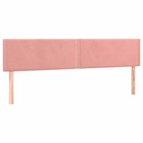 Giroletto a Molle con Materasso Rosa 120x190 cm in Velluto