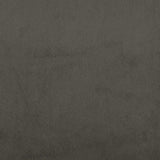 Giroletto a Molle con Materasso Grigio Scuro 120x190 cm Velluto