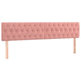 Giroletto a Molle con Materasso Rosa 120x190 cm in Velluto