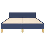 Giroletto senza Materasso Blu 120x190 cm in Tessuto