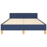 Giroletto senza Materasso Blu 120x190 cm in Tessuto