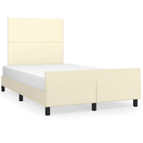 Giroletto senza Materasso Crema 120x190 cm Similpelle