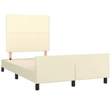 Giroletto senza Materasso Crema 120x190 cm Similpelle