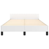 Giroletto senza Materasso Bianco 120x190 cm Similpelle