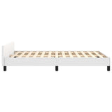 Giroletto senza Materasso Bianco 120x190 cm Similpelle