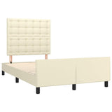 Giroletto senza Materasso Crema 120x190 cm Similpelle