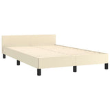 Giroletto senza Materasso Crema 120x190 cm Similpelle