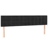 Giroletto senza Materasso Nero 120x190 cm Velluto