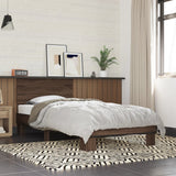 Giroletto Rovere Marrone 100x200 cm Legno truciolato e Metallo