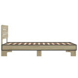 Giroletto Rovere Sonoma 75x190cm in Legno truciolato e Metallo